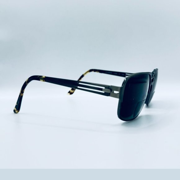 Randy Jackson Signature S916 Gunmetal Blue Pilot Sunglasses Frames Only - Picture 1 of 8